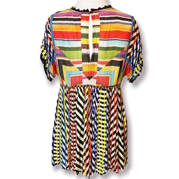 Anthropologie conditions apply kynsa chevron rainbow top - Picture 6 of 8